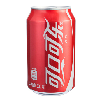 可口可乐 Coca-Cola 汽水饮料 碳酸饮料 330ML*24罐整箱装