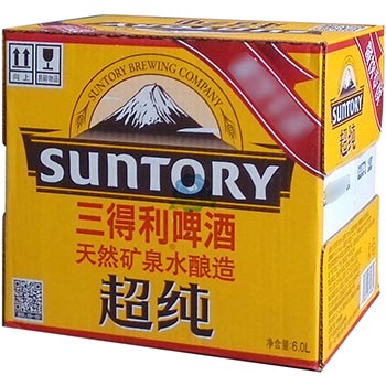 三得利 超纯啤酒 500ml12瓶/箱