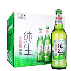 青岛 纯生啤酒 500ml*12瓶/箱